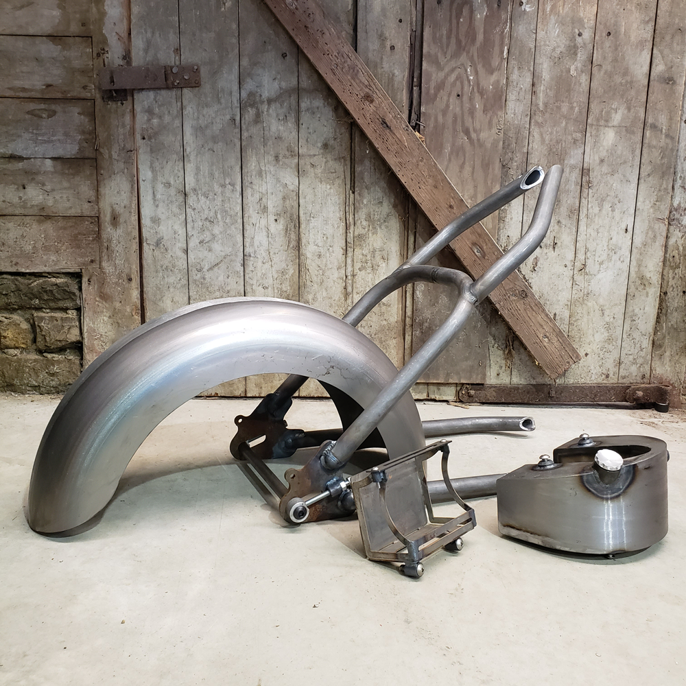 Horseshoe Oil Tank - 2004 and up- Complete Hardtail Kit