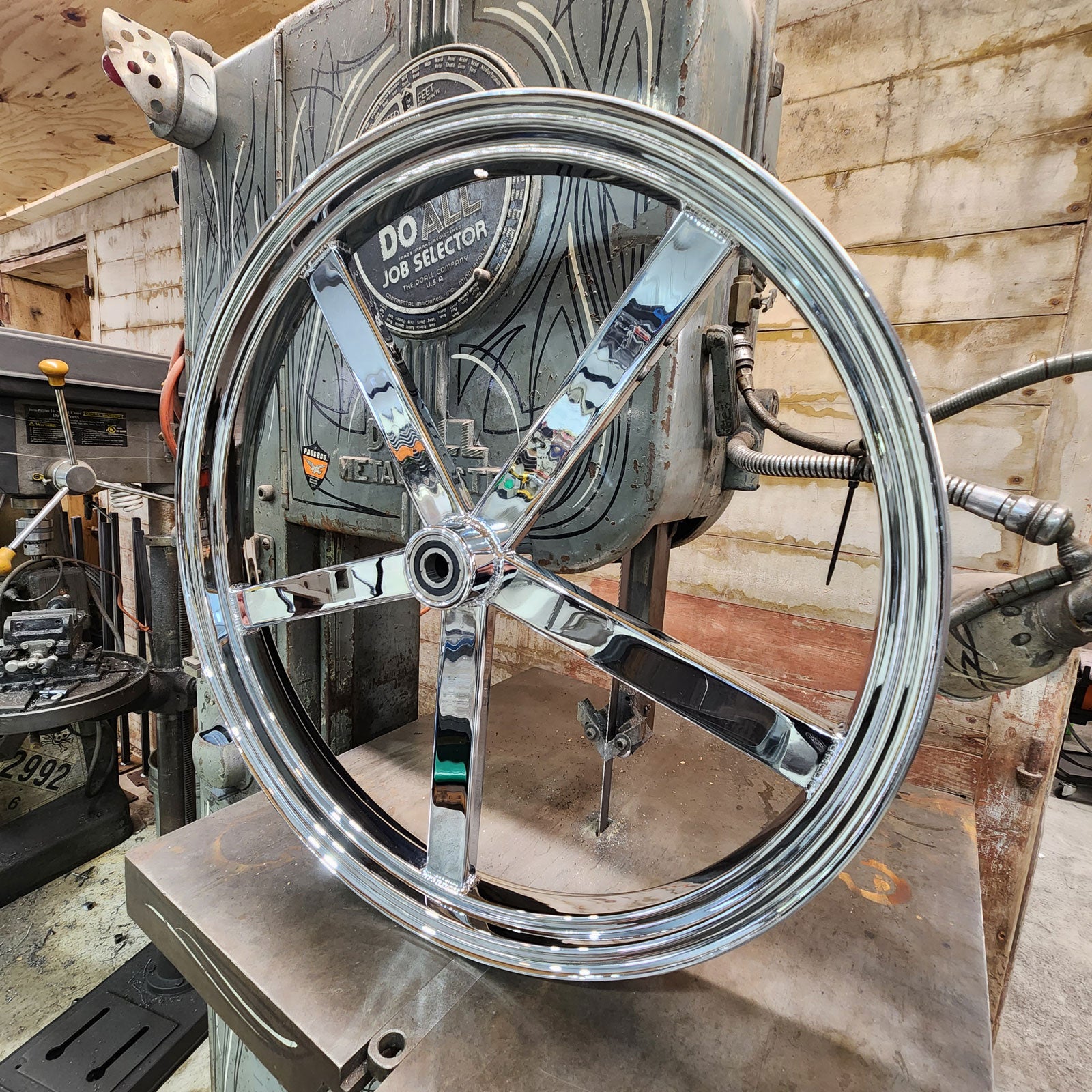 RKB Flat Spoke Invader – Front or Rear Wheel – Led Sled Customs