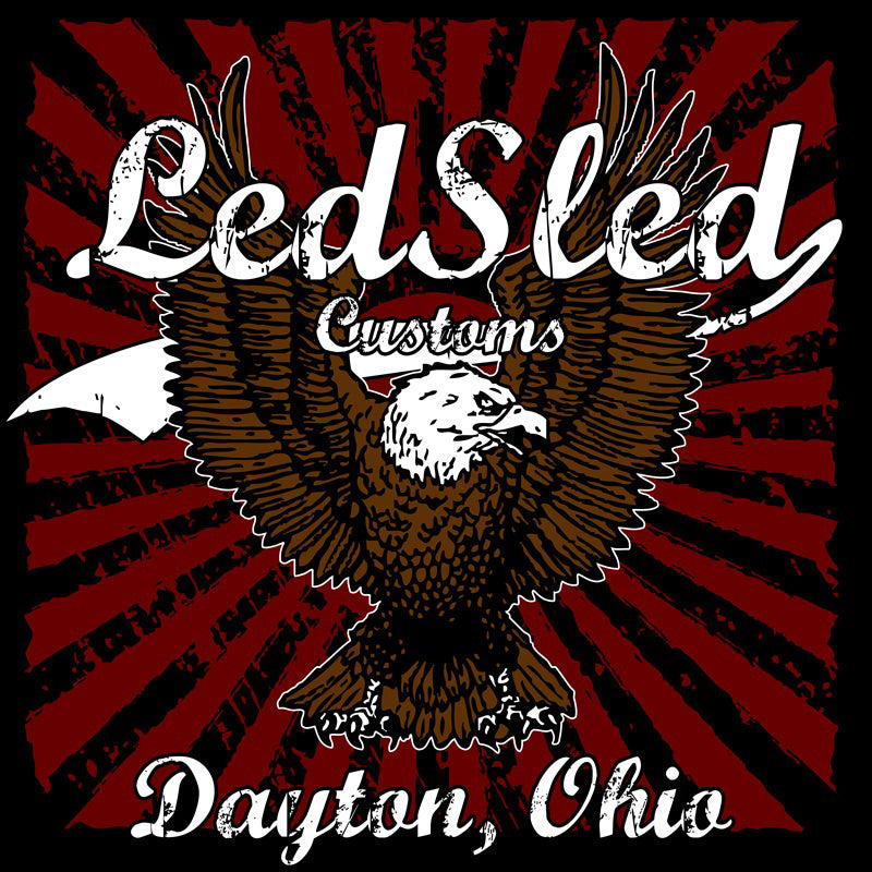 Red Burst Eagle T-Shirt